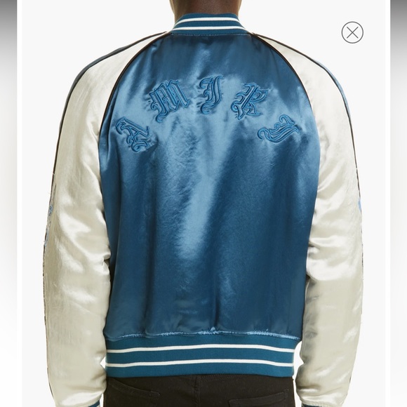 Bandana Flames Satin & Velour Letterman Jacket
AMIRI - Picture 2 of 7
